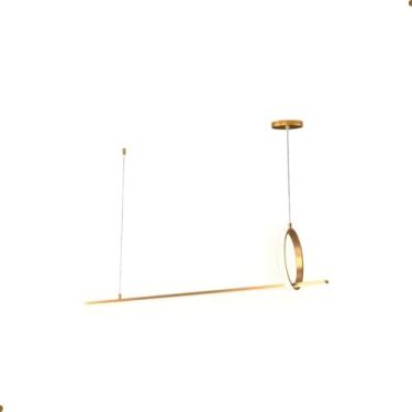 Imagem de PENDENTE PROFILLO - 40W - LED - DOURADO - 3000K