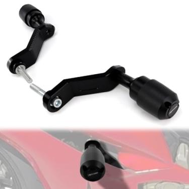 Imagem de Xitomer Quadro Sliders Crash Pad Compatível com 2025- Panigale V4 Panigale V4 S Proteção contra quedas Motocicleta Proteção contra quedas Carenagem Proteção contra quedas (SPRING-LOADED)