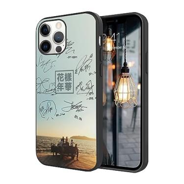 Imagem de WWDIYHOUSE Capa compatível com iPhone 16 Pro, design exclusivo legal TPU macio à prova de choque para homens/mulheres/meninas/meninos (Fashion-BTS-13)