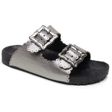 Imagem de Papete Sandália Feminina Atenas Ultra Leve Couro Legítimo Confortável Verão-Feminino