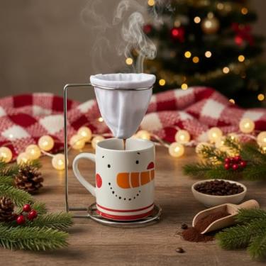 Imagem de Caneca De Porcelana com Coador Cake - Natal Mágico