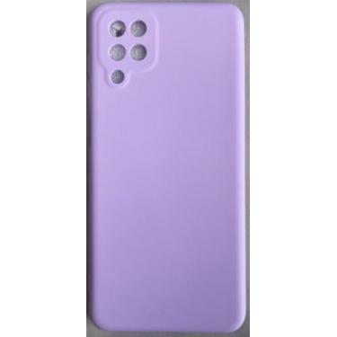 Imagem de Capa Capinha Case A12/M12 Samsung Galaxy Silicone Aveludado - CC, Lilá