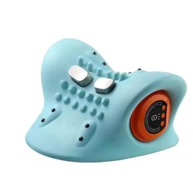 Imagem de ￼Massageador Cervical Elétrico Pescoço Tração Pulso Aquecimento Alívio Da Dor Quiropraxia Cabeça USB-C