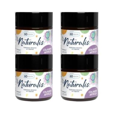 Imagem de Colágeno Artiflex Naturalis com Acido Hialurônico 60 Cáps, 4 Unids