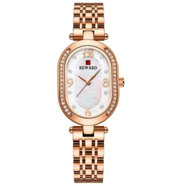 Imagem de Relogio Feminino Minimalista Quartzo  em Aço Inoxidavel À Prova D `Água