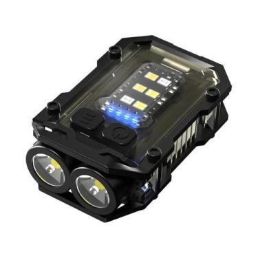 Imagem de Lanterna LED Mini Portátil Recarregável Super Brilhante Com Luz Latera