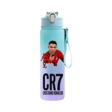 Imagem de Copo De Água Portátil De Grande Capacidade CR7 Cristiano Ronaldo Garra
