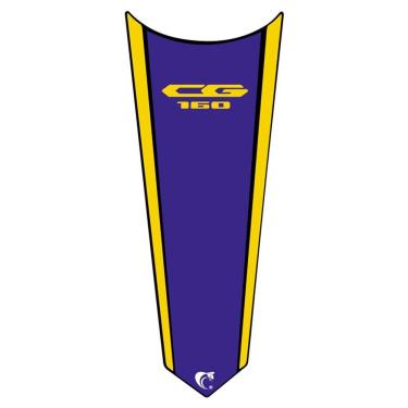 Imagem de Adesivo Faixa Gravata Tanque Moto Cg Titan 125/150/160 Azul Cor Cg 160