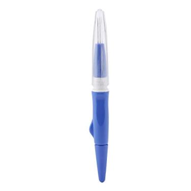 Imagem de HEEPDD Caneta Perfuradora para Bordado, Feita de Plástico e Metal Com 3 Agulhas Finas, Aderência Confortável para Artesanato DIY e Decoração Têxtil (Azul)