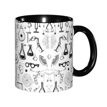 Imagem de Zeraoke Caneca de café criativa com impressão química, personalizada, presente para família, tamanho de 325 ml, unissex