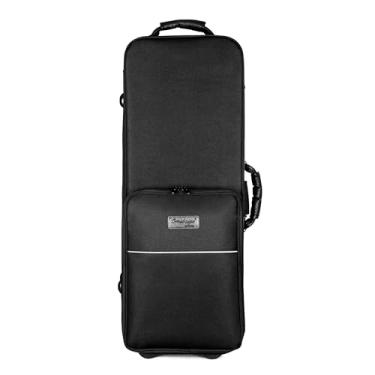 Imagem de Omebaige Estojo Com Rodas Para Saxofone Tenor, Bolsa Rodinhas Sax Mochila Alça De Ombro Acolchoada E Reforçada, Transporte Acessórios