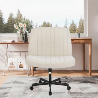 Imagem de Cadeira de Escritório Python Fly Leisure, Assento Extra Grande e Largo em Tecido (Pequena poltrona)