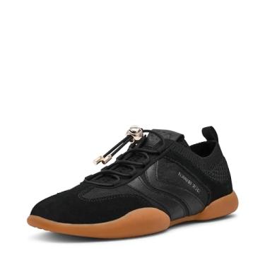 Imagem de Steve Madden Tênis feminino Reboot, Preto/dourado, 36