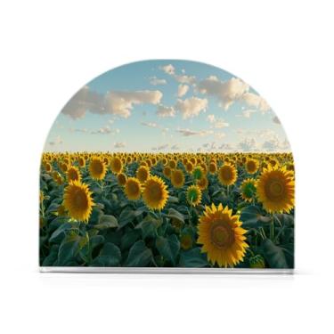 Imagem de Qilmy Porta-guardanapos para mesas, lindos porta-guardanapos de girassóis para cozinha, porta-guardanapos de mesa, porta-guardanapos de coquetel, porta-guardanapos de papel692