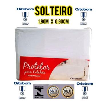 Imagem de capa protetora para colchão impermeável ortobom solteiro