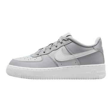 Imagem de Nike Tênis infantil Air Force 1 (FV5948-005, cinza lobo/platina pura/branco), Cinza lobo/platina pura/branco, 4 Big Kid