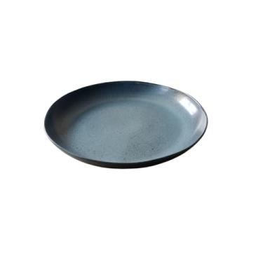 Imagem de Travessa Redonda Grande Orgânico Stoneware Azul Diâmetro 36CM Porto Brasil