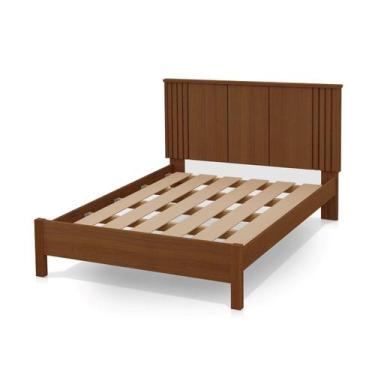 Imagem de Cama de Casal 100% Mdf 123cm X 175cm Duo - Móveis Fazzio