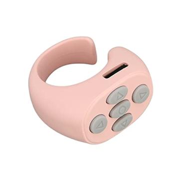 Imagem de Dpofirs Controlador de Anel Inteligente 5.3 para Page Turner, Botão de Vídeo de Controle Remoto Leve para Usuários de IOS e (Rosa)