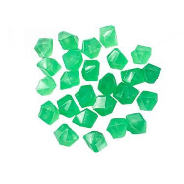 Imagem de 200 peças de Pedras que Brilham no Escuro em Forma Diamante Pedra Fluorescente Decoração para Aquário Paisagem Aquática Jardim Caminho