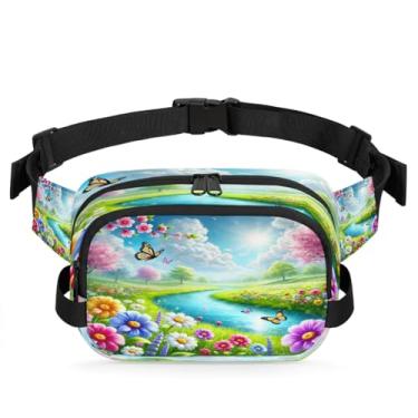 Imagem de Pochete roxa legal de caminhão para mulheres e homens com alça ajustável, bolsa transversal, bolsa de peito, bolsa tiracolo, Cor 10