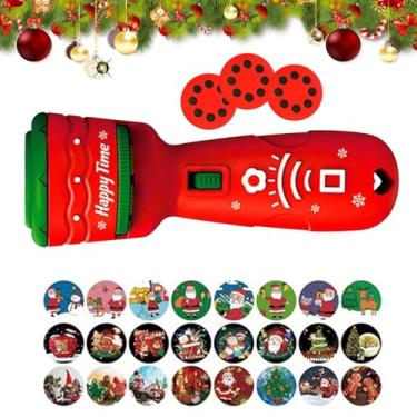 Imagem de Lanterna de projetor, projeção de lâmpada de brinquedo - lanternas de projeção de Natal, para meninos e meninas de 4 a 12 anos, berçário em casa, jardim de infância, viagens, férias, lembrancinhas de