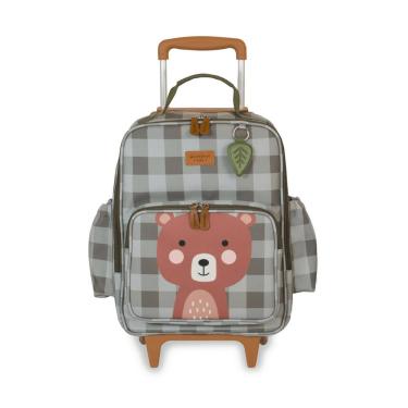 Imagem de Mochila de Rodinhas Kids Bear Oliva - Masterbag