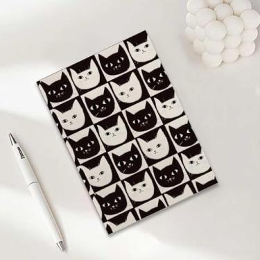 Imagem de Caderno de gato, caderno A5 para anotações de escritório, agenda de 21 x 14,7 cm, agenda de viagem, presentes para amantes de gatos-13