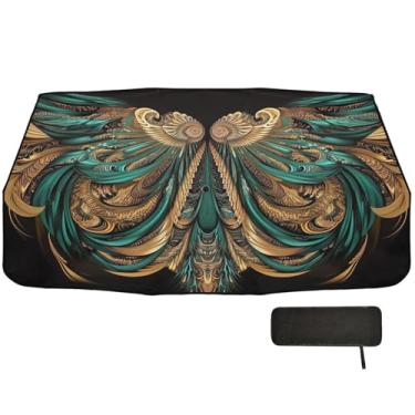 Imagem de Protetor solar de carro Feather Wings Capa completa para guarda-chuva de carro 147 x 75 cm protetor solar de carro
