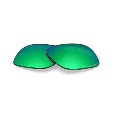 Imagem de BLAZERBUCK Lentes de reposição para óculos de sol Oakley Sylas OO9448, Verde esmeralda polarizado, Fit Sylas OO9448 57mm