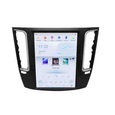 Imagem de Rádio de carro de 10,4 polegadas para Maserati Levante 2014-2020 reprodutor multimídia Android GPS unidade de cabeça de navegação gravador estéreo automático