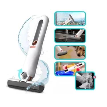 Imagem de Mop Mini Rodo Esfregão Portátil Dobrável Ideal Para Limpeza