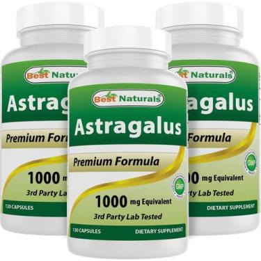 Imagem de Suplemento Best Naturals Cápsulas de Astrágalo 1000 mg 120 unidades