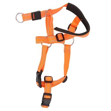 Imagem de Alomejor Coleira de Cabeça para Cães, Coleira de Treinamento Sem Puxar Com Alça de Nariz Acolchoada, Cabresto de Caminhada Confortável de Nylon Ajustável para Controle Seguro da Força de (XL)