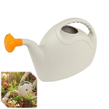 Imagem de Regador de Plantas Para Jardinagem Bico Chuveiro 7 Litros Plástico Bege - 507 Sanremo