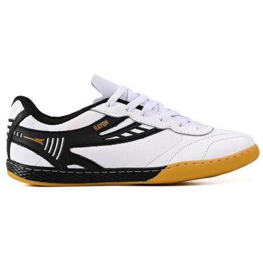 Imagem de Chuteira Futsal Profissional Masculina em Couro Futebol de Salao Quadra-Masculino