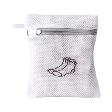 Imagem de Saco De Lavagem Dobrável De Poliéster Com Bordado Fofo Para Máquinas D