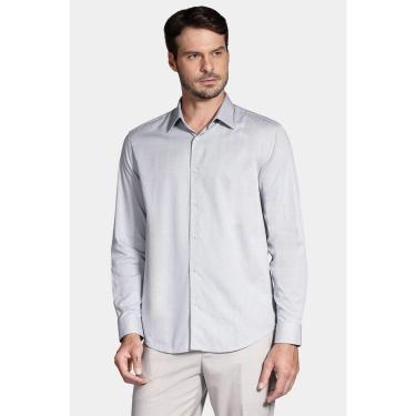 Imagem de Camisa Aramis Manga Longa Regular Cinza Claro-Masculino