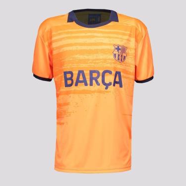 Imagem de Camisa Barcelona Chalkboard Juvenil Laranja-Unissex