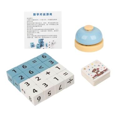 Imagem de Esquirla Brinquedo educativo de matemática com blocos de madeira: ferramentas de ensino e jogo interativo para crianças, ideal para presente de aniversário.