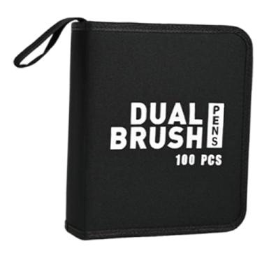 Imagem de Esquirla Estojo porta-lápis de cor, compacto e protetor, ideal para canetas, ideal para estúdio e ateliê, 100 Buracos