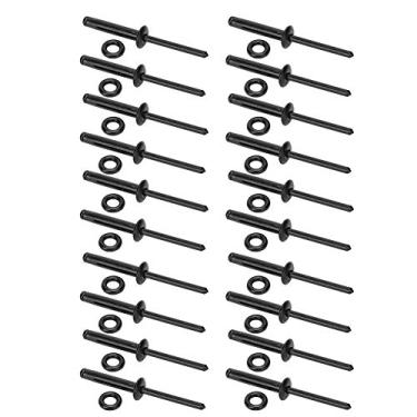 Imagem de HUIOP Kit de Rebites de Olho Almofada Alumínio, Acessório à Prova D'água para Caiaque Com Juntas, Arruelas Borracha, Fácil Instalação