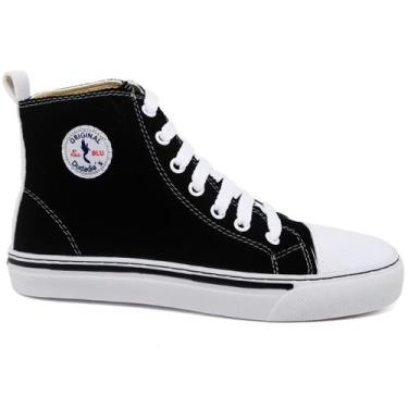 Imagem de Tenis Casual Feminino Cano Medio Dia Dia Taylor Botinha - Polo Blu, 36