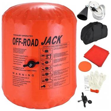 Imagem de Macaco de Ar de Escape Inflável para Carro, Suv, Caminhão até 4 toneladas, Flieeya, Laranja