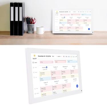Imagem de VBESTLIFE Calendário Digital de 15,6 Polegadas, 1080p HD Smart Touchscreen Wall Planner Com Gráfico de Tarefas e Molduras Fotográficas, para Horários Familiares, 32 GB (Plugue nos EUA)