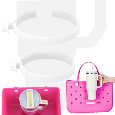 Imagem de Bogg Bag Stanley Suporte de copo, acessórios para bolsa Bogg - para Stanley compatível com 1,134 g/850 g, bolsa moderna de praia Bogg Suporte de copo (M02)