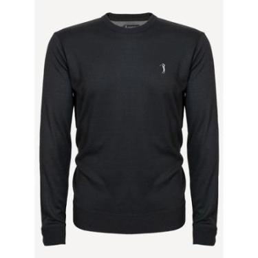 Imagem de Suéter Aleatory Gola Careca Way Preto-Masculino