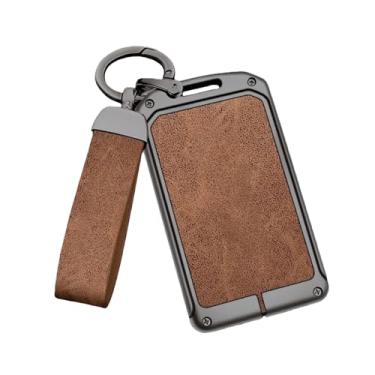 Imagem de Compatível Com Bmw Série 5 Caso Chave 3 6 X3 X5 X1 X2 X6 Escudo Protetor Compatível Com Lâmina De Faca Capa Carro Fábrica(Card gun Brown set)