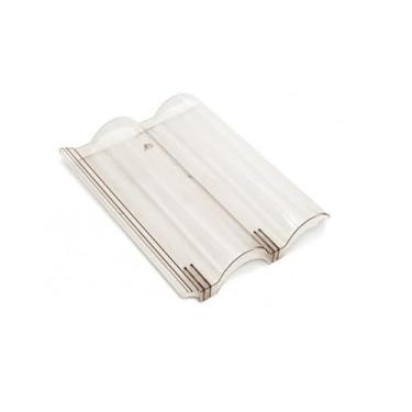 Imagem de Kit 15 Telhas Coppo Veneto Plástica Transparente