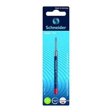 Imagem de Schneider Refil de caneta esferográfica Slider 755 XB (extra largo), 1,4 mm, formato ISO G2, tinta vermelha, embalagem com 1 refil (77342)